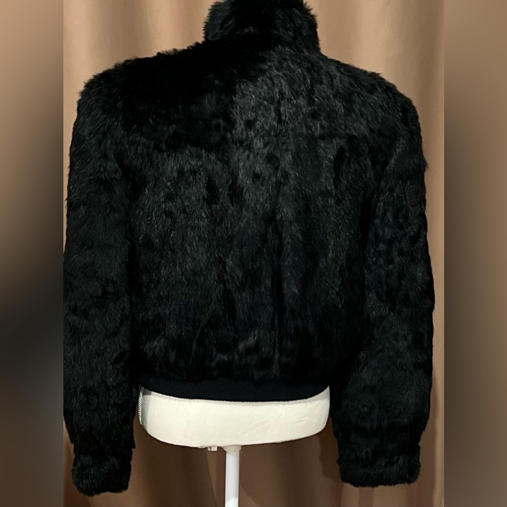 Sold!!! Vintage Women Rabbit Fur Jacket - Picture 3 of 12